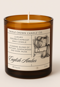 English Amber 8 oz Candle